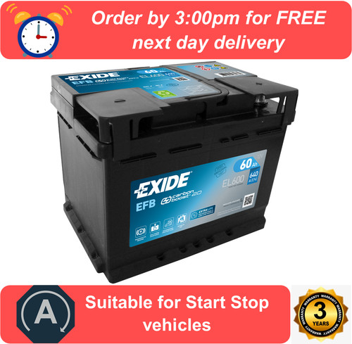 Exide micro hybrid efb - -,